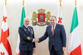 Commander of Italian defence forces discuss ties, cooperation in Tbilisi visit 