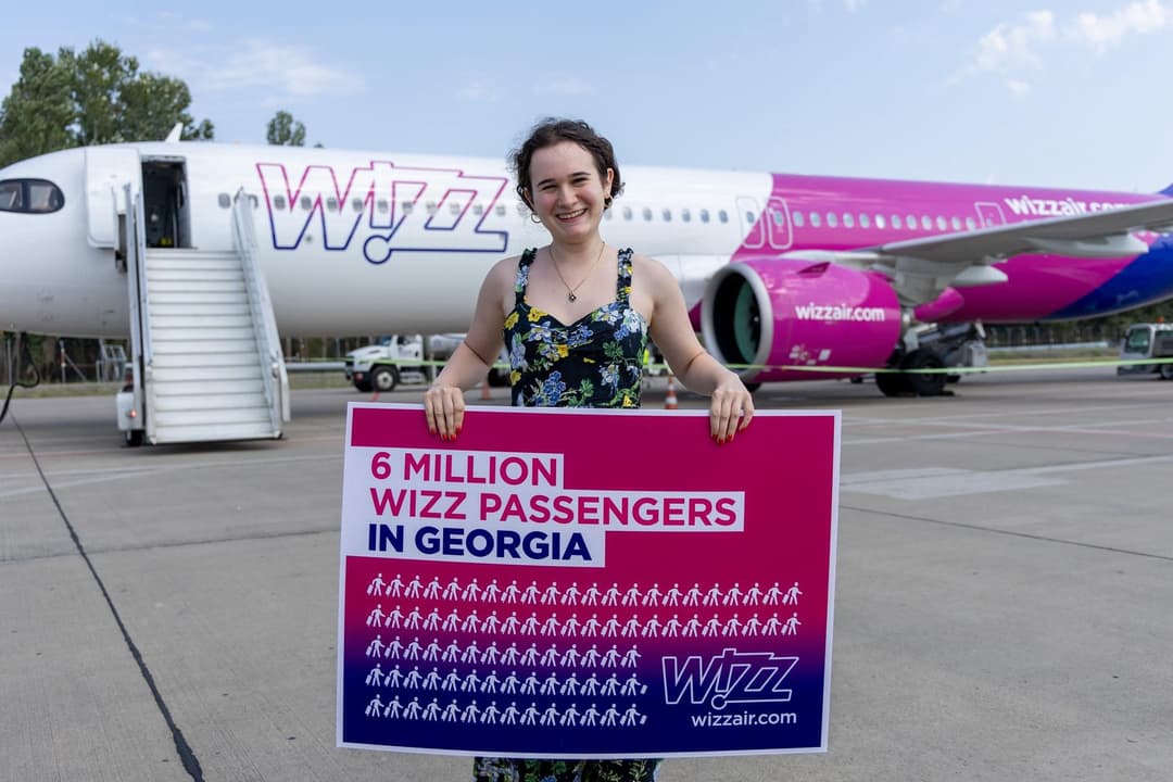 Wizz Air transfers 6 million passengers through Kutaisi International Airport since 2012