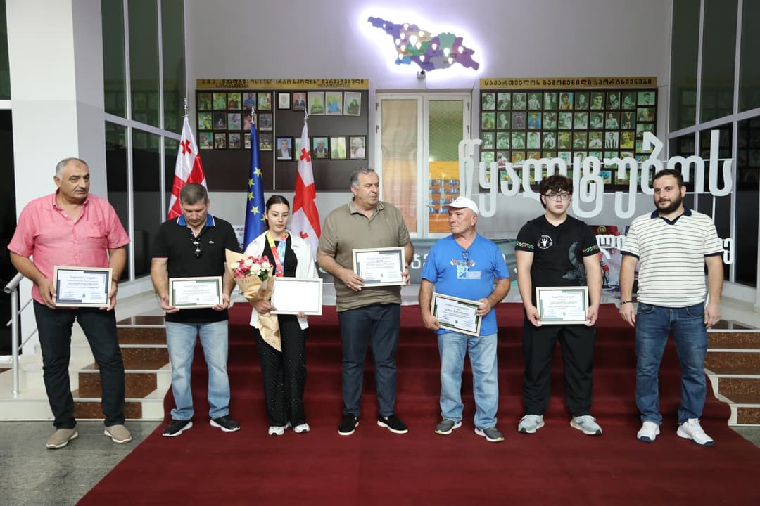 წყალტუბოში წარმატებული სპორტსმენები დააჯილდოვეს