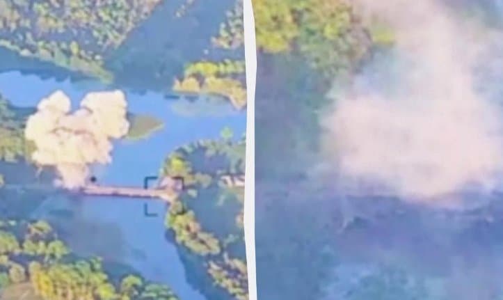 უკრაინულმა ავიაციამ კურსკის ოლქში კიდევ ერთი ხიდი გაანადგურა