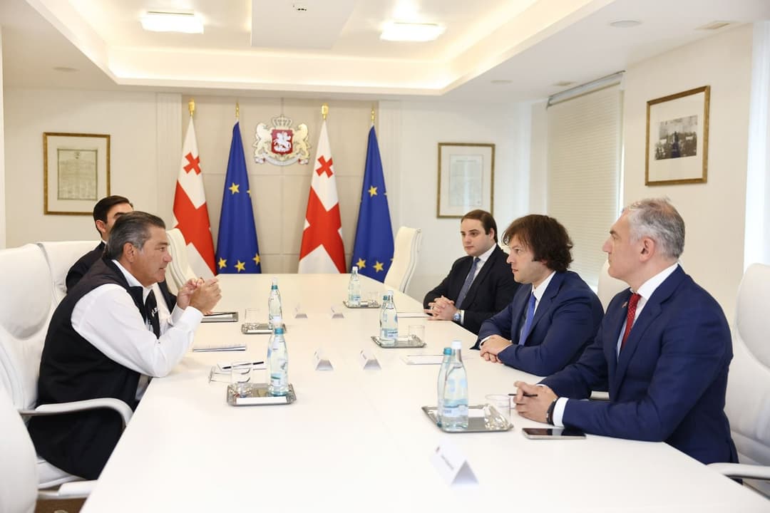 ირაკლი კობახიძე Amidi Group-ის დამფუძნებელს შეხვდა