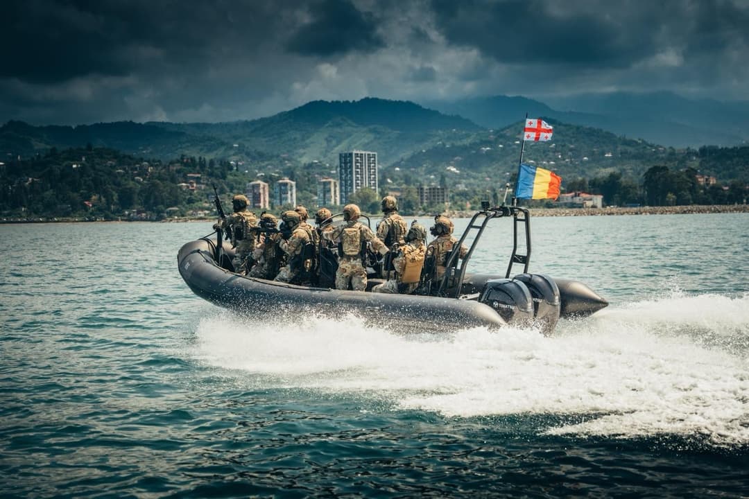 შავ ზღვაში საქართველოსა და რუმინეთის სპეციალური ოპერაციების სარდლობების ერთობლივი სწავლება ჩატარდა