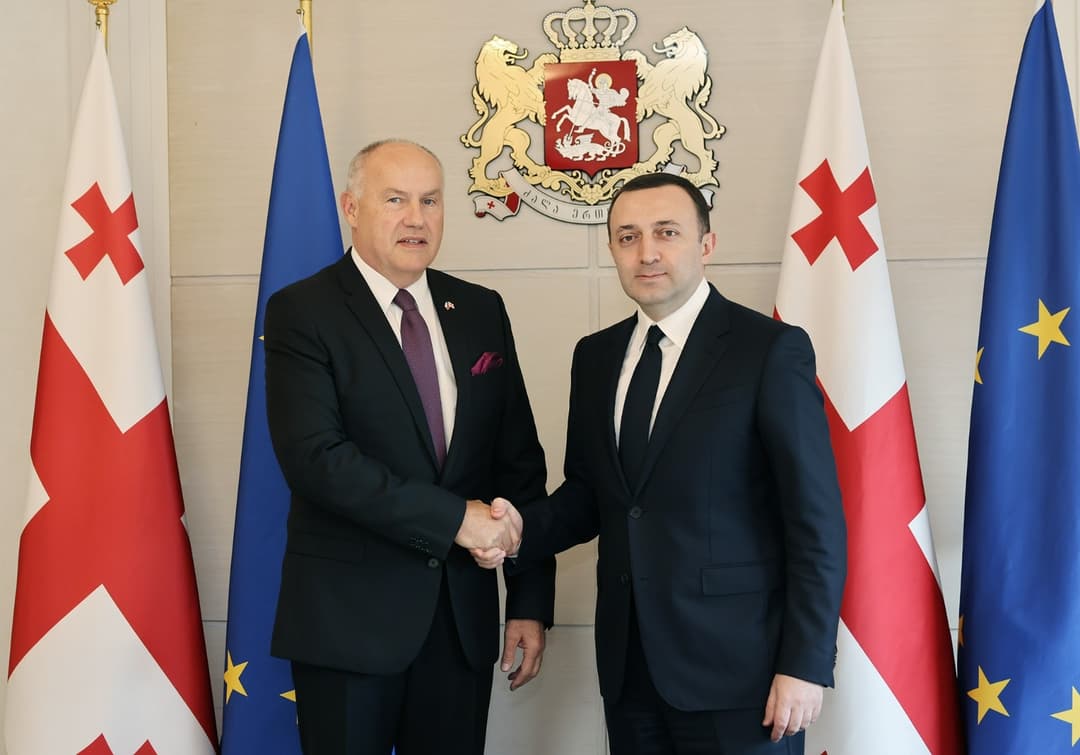 ირაკლი ღარიბაშვილი ჩეხეთის ელჩს პეტრ კუბერნატს შეხვდა