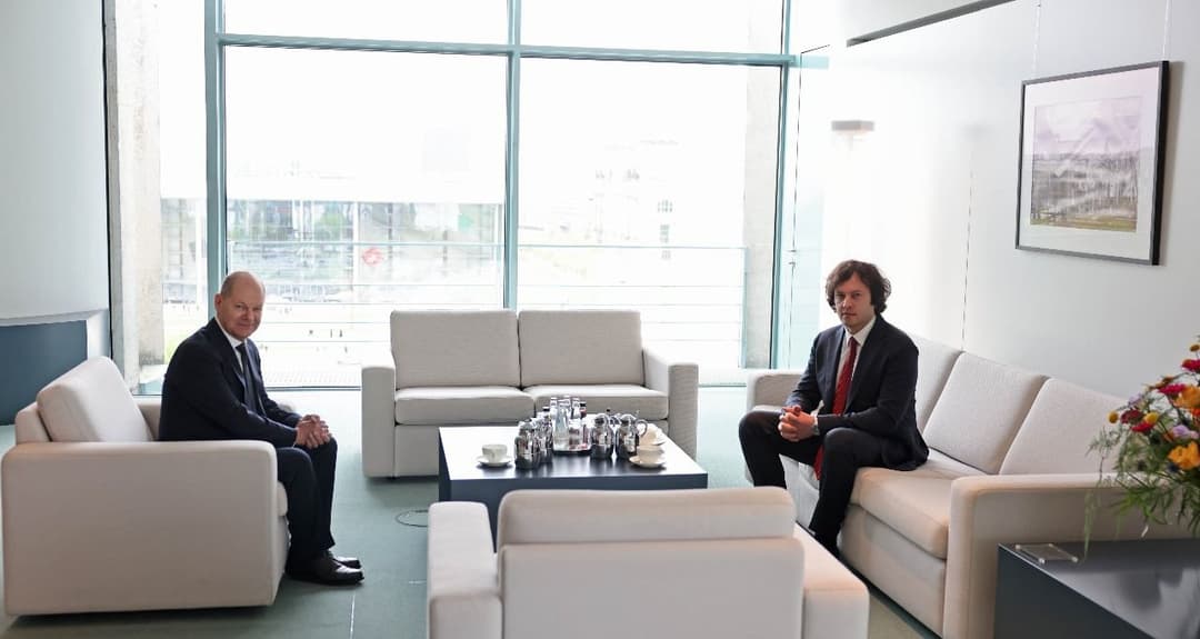 ირაკლი კობახიძე ოლაფ შოლცს შეხვდა