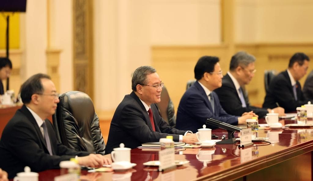 ჩინეთის პრემიერი – ორივე ვადის განმავლობაში თქვენ ღირებულად მიგყავდათ წინ საქართველოს ურთიერთობა ჩინეთთან