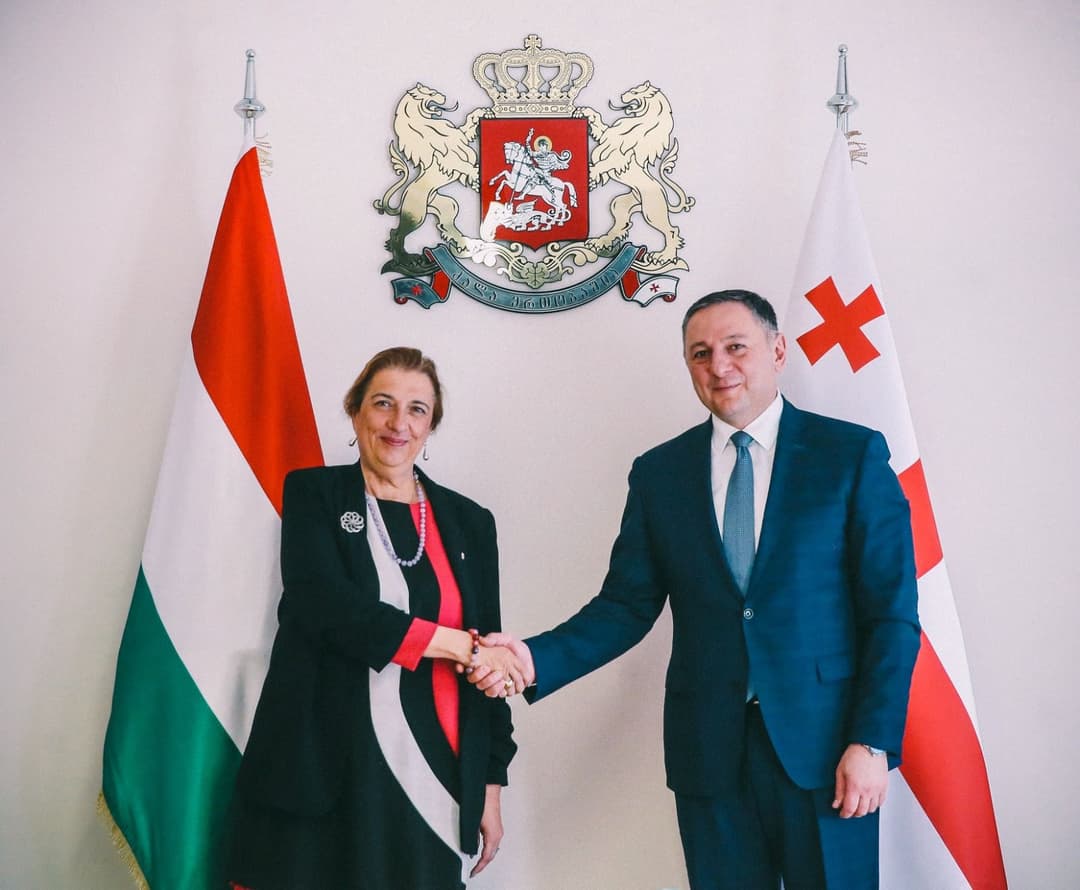 შს მინისტრი უნგრეთის რესპუბლიკის ელჩს შეხვდა