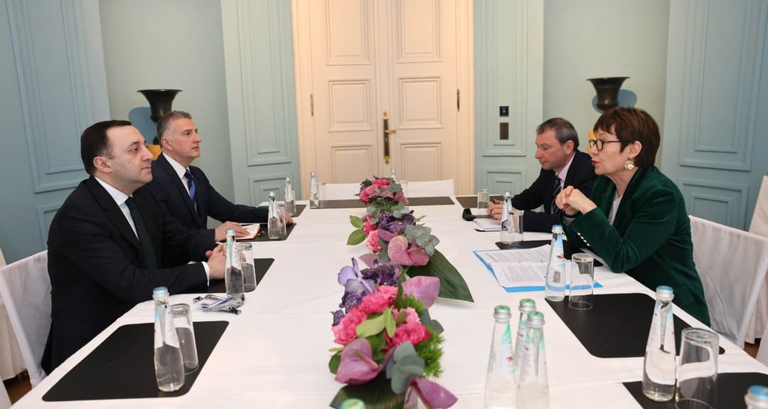 ირაკლი ღარიბაშვილი EBRD-ის პრეზიდენტს შეხვდა