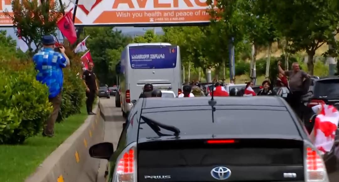 საქართველოს ეროვნული ნაკრები სამშობლოში დაბრუნდა