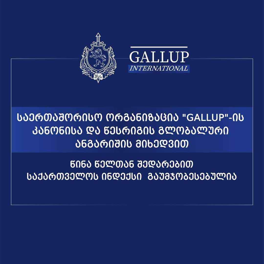 “კანონისა და წესრიგის” გლობალური ანგარიშის მიხედვით, წინა წელთან შედარებით საქართველოს ინდექსი გაუმჯობესებულია