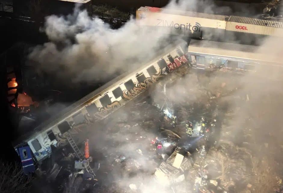 At least 32 killed as trains collide in Greece