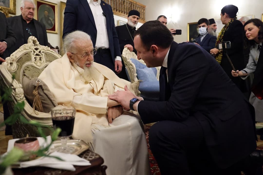 PM, president congratulate patriarch Ilia II on his 90th birthday