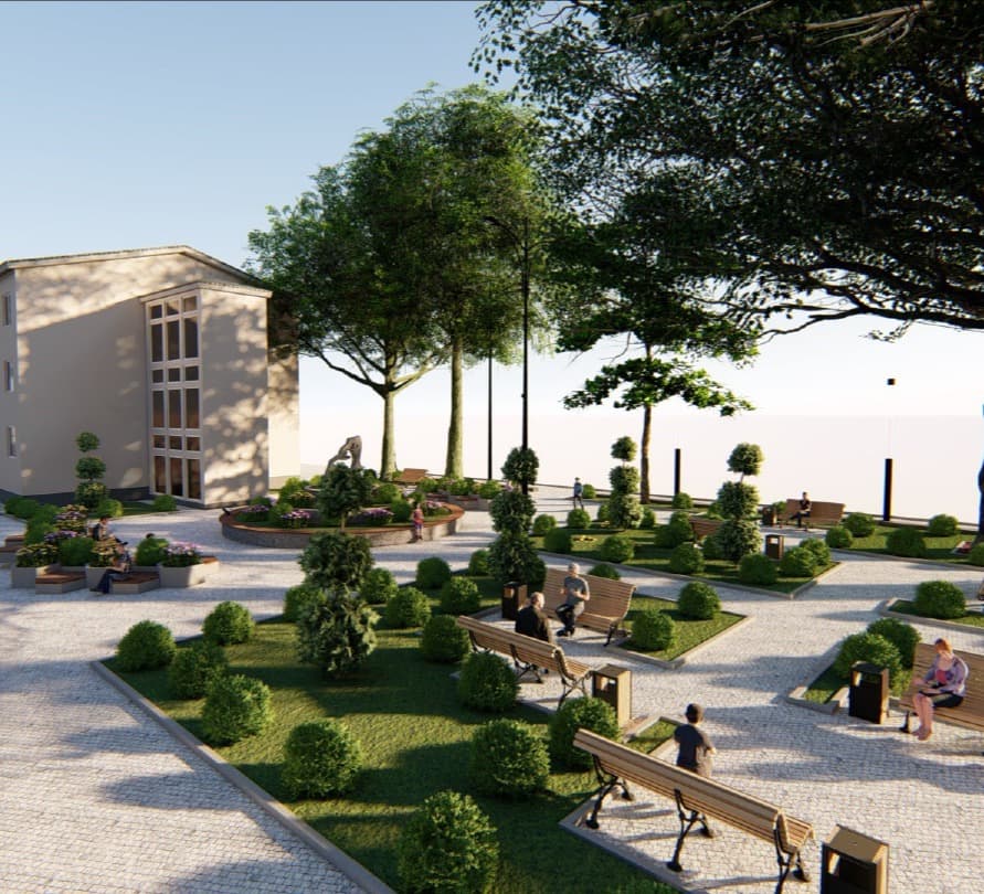 ბორჯომში, წმ. ნინოს ქუჩის N2-ში სკვერის მოწყობა იგეგმება