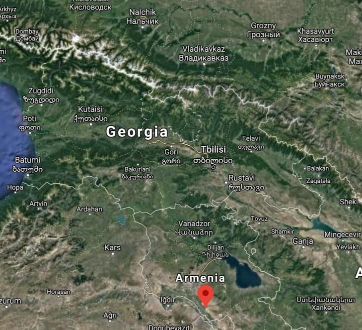 საქართველოს საზღვრიდან 150 კმ-ში 5.1 მაგნიტუდის სიდიდის მიწისძვრა მოხდა