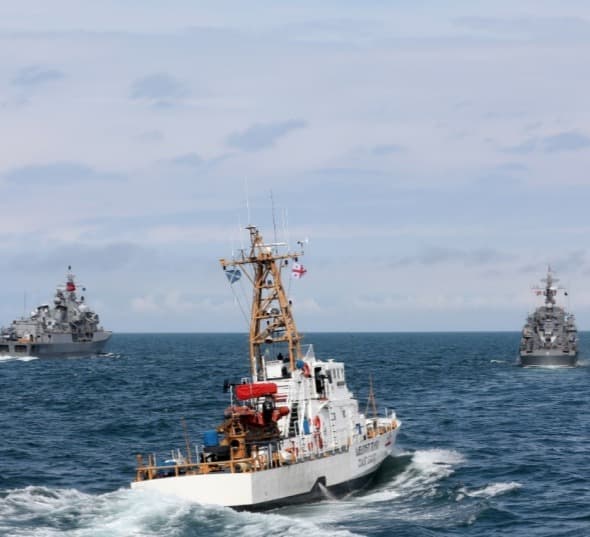 შავ ზღვაში ნატო-საქართველოს ერთობლივი საზღვაო წვრთნები ჩატარდა