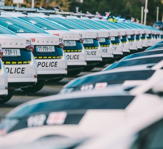 პოლიციის ავტოპარკს 225 ახალი ავტომანქანა შეემატა