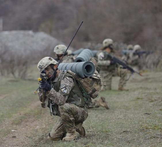 მე-12 ბატალიონი GDRP-ის წინამოსამზადებელ საველე წვრთნებს გადის