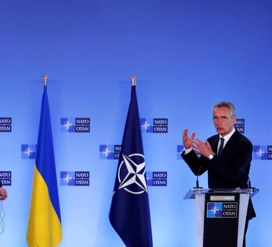 NATO Secretary General urged Russia to stop building up troops near Ukraine’s borders