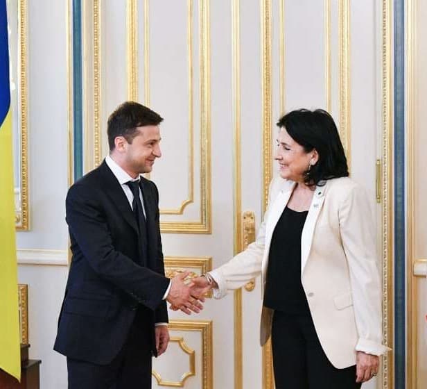 საქართველოსა და უკრაინის პრეზიდენტებს შორის სატელეფონო საუბარი გაიმართა