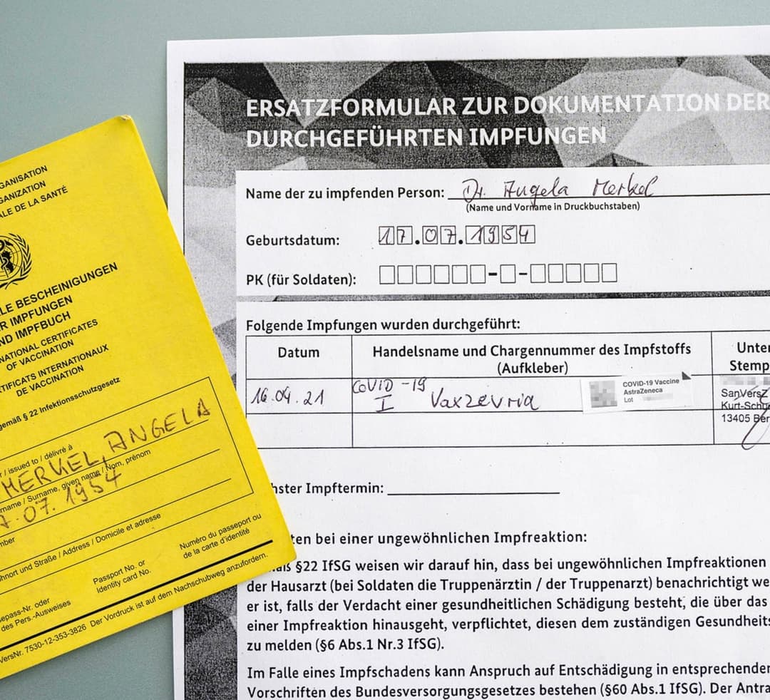 Angela Merkel vaccinated against COVID-19