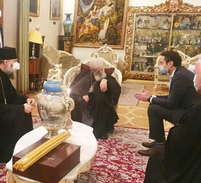 კათოლიკოს-პატრიარქი პარლამენტის ახალ თავმჯდომარეს შეხვდა