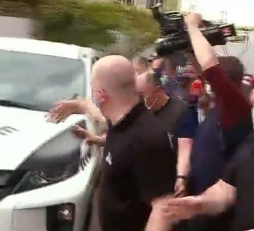 მარნეულის მერიასთან აქციის 6 მონაწილე დააკავეს