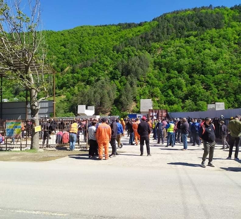 ჩინური სამშენებლო კომპანია “ჰუნანის” 200-მდე თანამშრომელი გაიფიცა