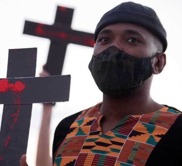 Black Brazilians protest against racism and police violence