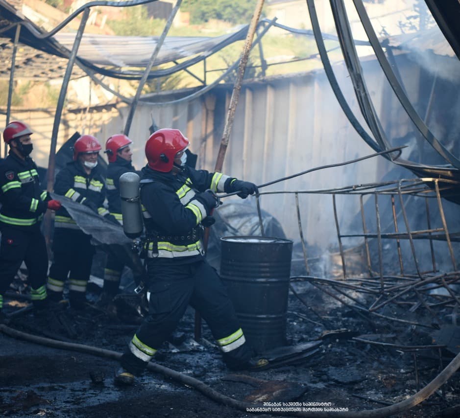 თემქაზე გაჩენილი ხანძარი ლიკვიდრებულია