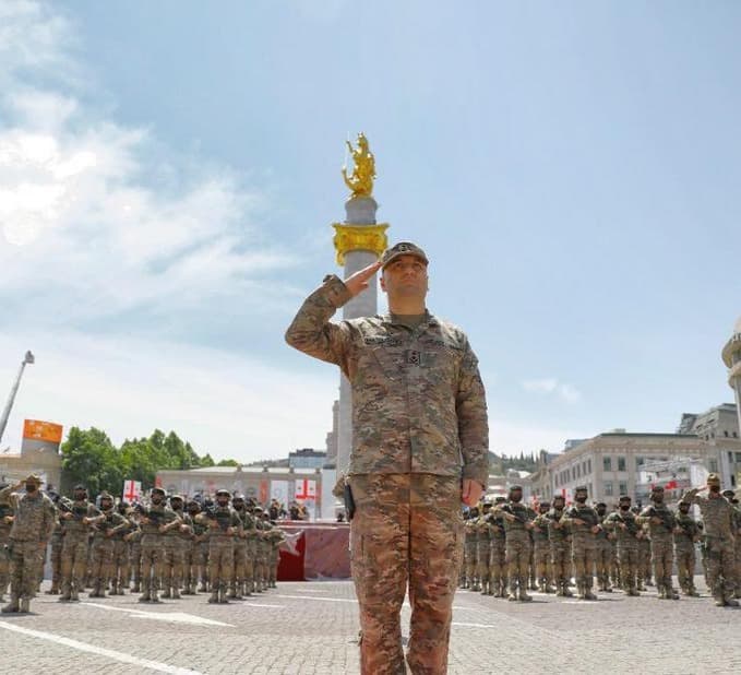 თავისუფლების მოედანზე დამოუკიდებლობის დღისადმი მიძღვნილი ღონისძიების გენერალური რეპეტიცია გაიმართა