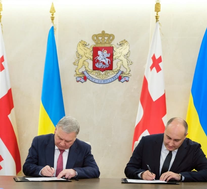 საქართველოს თავდაცვის მინისტრი უკრაინელ კოლეგას მასპინძლობს