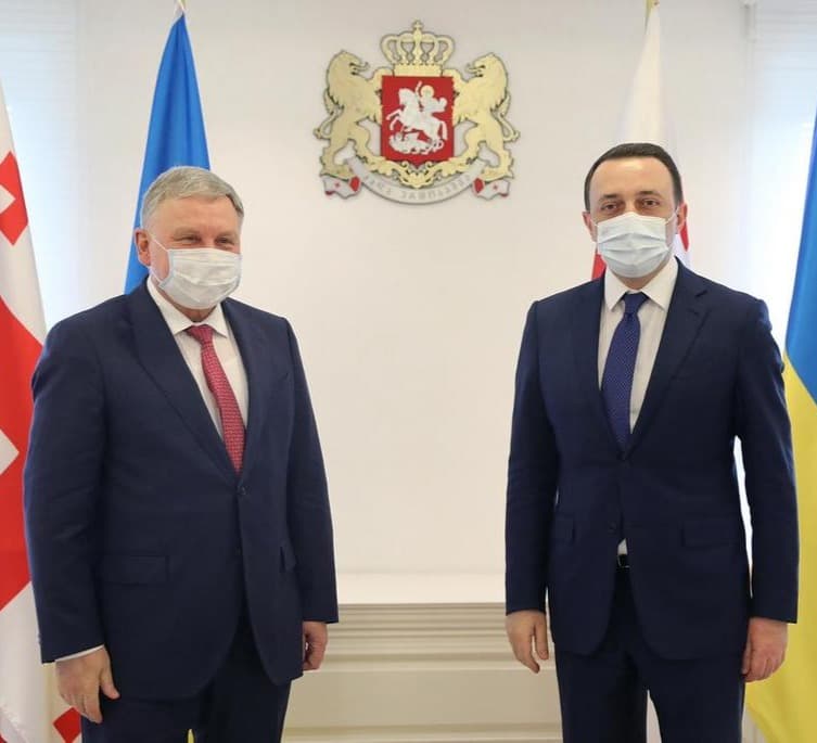 საქართველოს პრემიერ-მინისტრი უკრაინის თავდაცვის მინისტრს შეხვდა