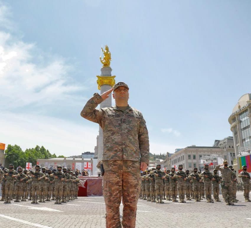 Georgia’s Independence Day is celebrated on Freedom Square