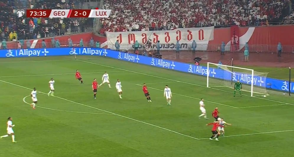 საქართველო ლუქსემბურგის ნაკრებს ამარცხებს