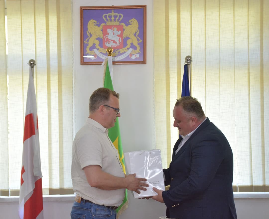 ჭიათურის მერმა ლატვიის დელეგაცია მიიღო