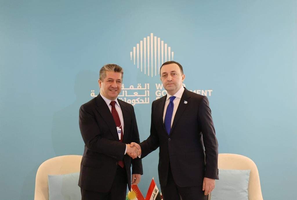 ირაკლი ღარიბაშვილი ერაყის ქურთისტანის რეგიონული მთავრობის ხელმძღვანელს, პრემიერ-მინისტრს შეხვდა