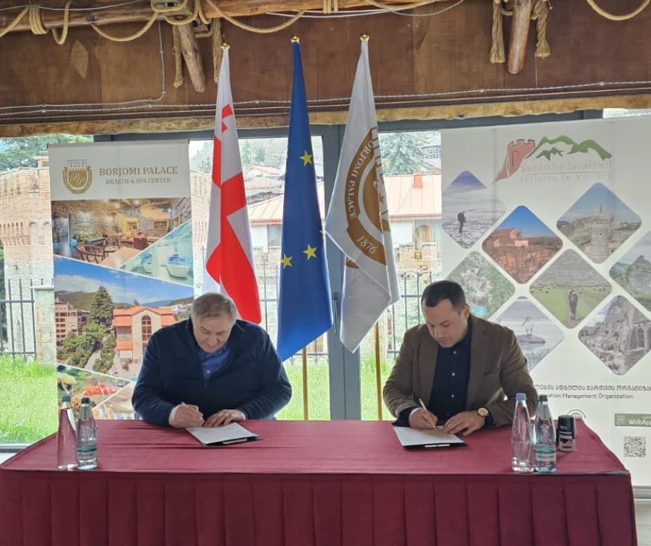 Samtskhe-Javakheti DMO, Borjomi Palace Health and Spa Center forge membership agreement