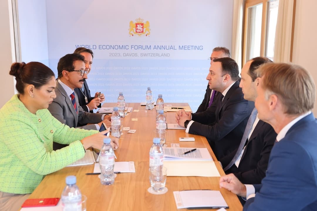 ირაკლი ღარიბაშვილი DP World-ის თავმჯდომარესა და აღმასრულებელ დირექტორს შეხვდა