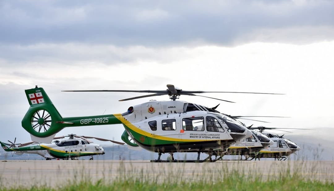 სასაზღვრო პოლიციას მესამე “H 145” ტიპის ვერტმფრენი შეემატა