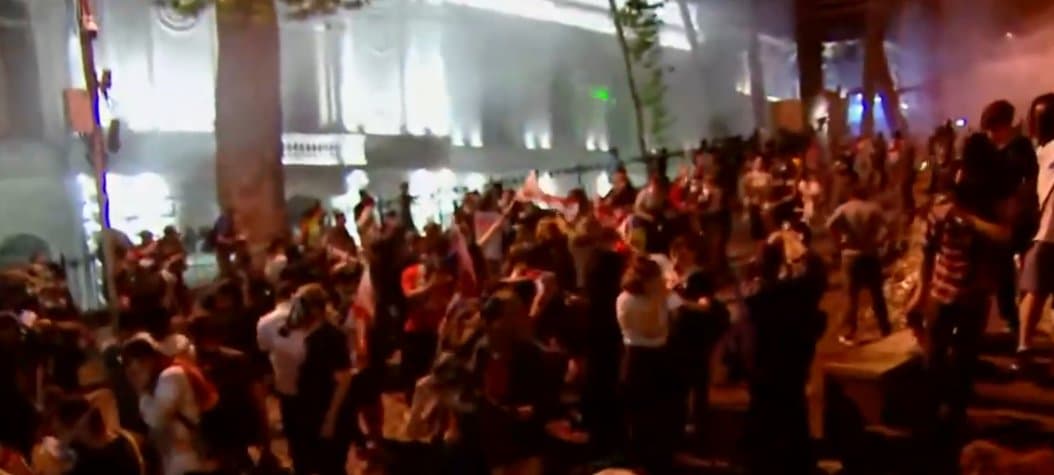 რუსთაველზე აქციის რამდენიმე მონაწილე დაშავდა