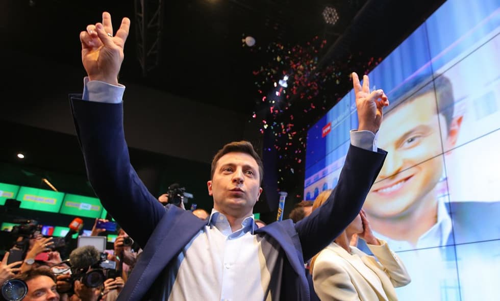 ბიულეტენების 90%-ის დათვლის შემდეგ ვლადიმერ ზელენსკის ხმების 73,18% აქვს