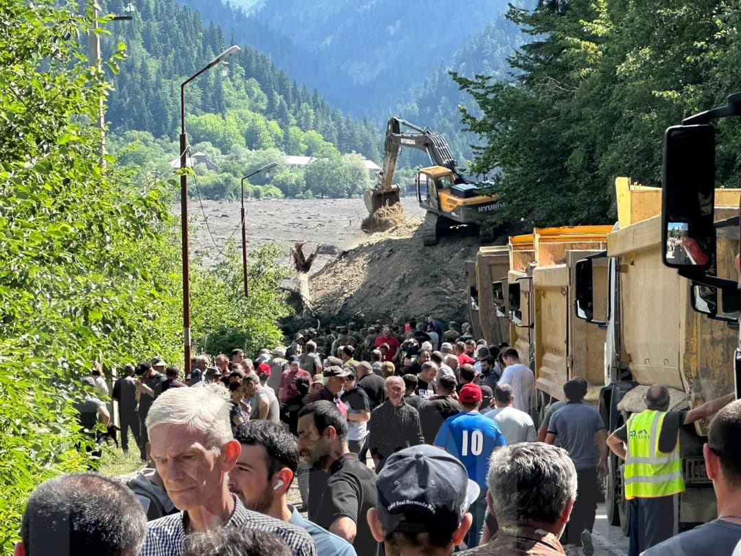რაჭა, შოვი – სამაშველო ოპერაციები ამ დრომდე გრძელდება