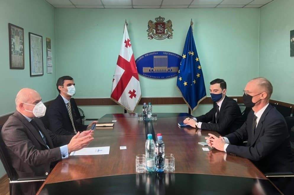 რუსლან აბაშიძე საქართველოში UNDP-ის მუდმივ წარმომადგენელს შეხვდა