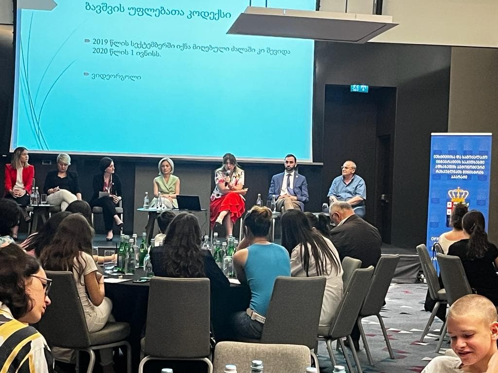 იუსტიციისა და სამოქალაქო ინტეგრაციის საკითხებში აფხაზეთის მინისტრის აპარატის ორგანიზებით ბავშვთა უფლებების შესახებ შეხვედრა გაიმართა