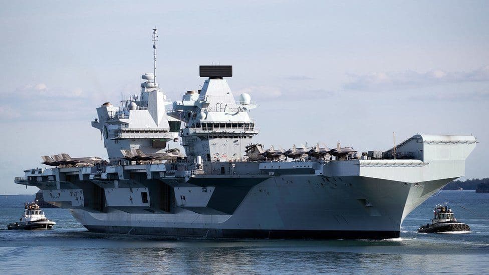 HMS Queen Elizabeth: Covid outbreak on Navy flagship