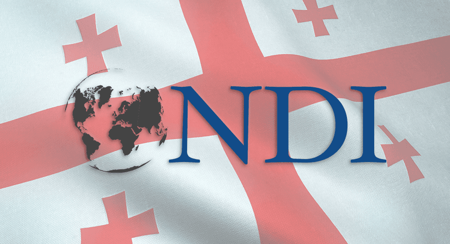 NDI: political crisis, attacks on NGOs, media raises concerns among Georgians, int’l alies