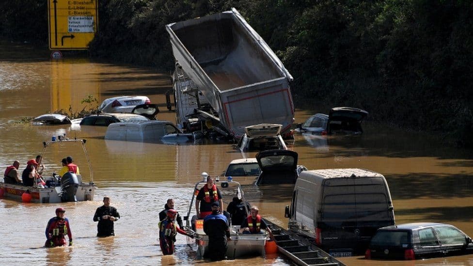 Europe floods: Victims face massive clean-up as waters recede