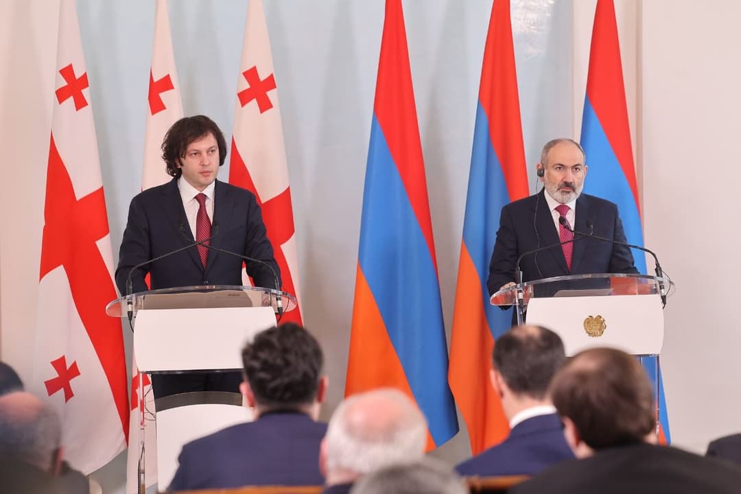 Georgian PM reaffirms commitment to regional stability in joint briefing with Armenian counterpart