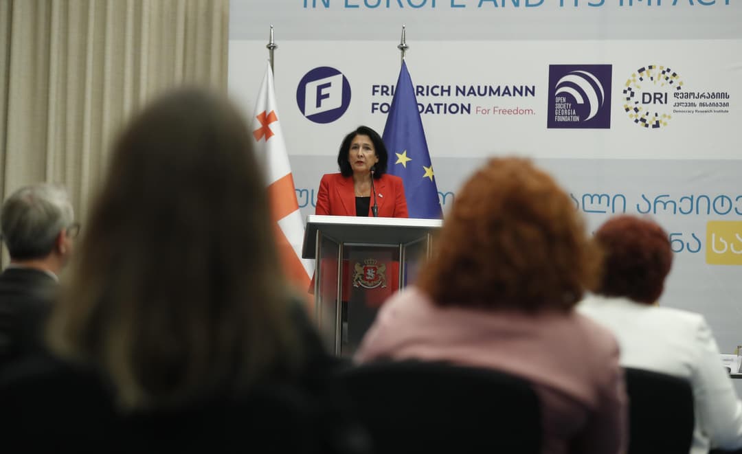 სალომე ზურაბიშვილი – მთავარია, ამ ახალი შესაძლებლობების და საფრთხეების ფონზე, ვაჩვენოთ მსოფლიოს, რომ ჩვენი ევროპული არჩევანი ურყევია