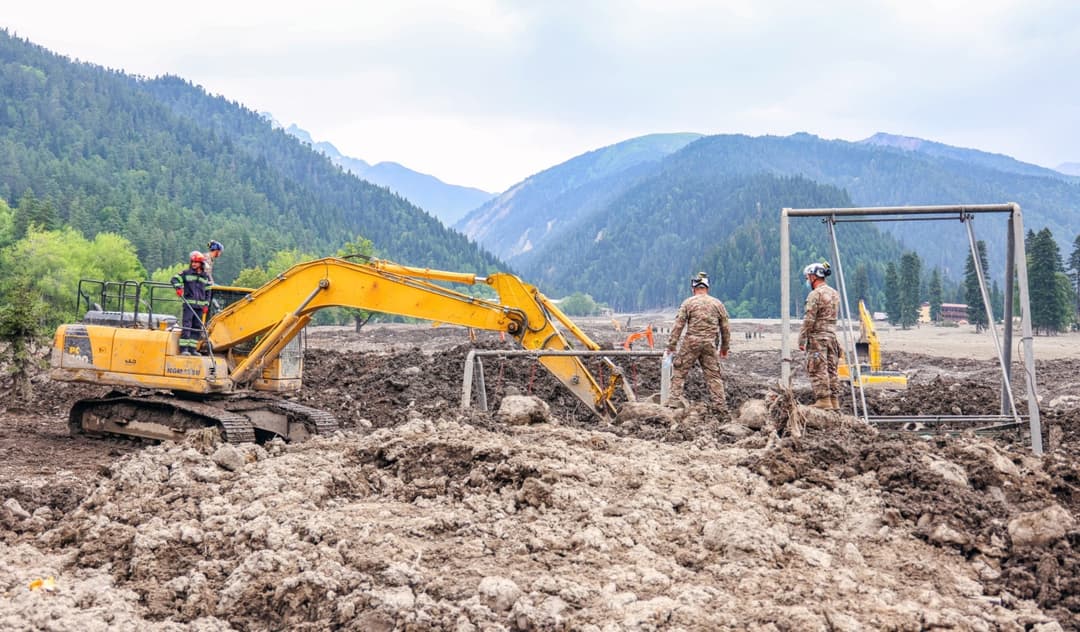 თავდაცვის ძალების ქვედანაყოფები სტიქიის ზონაში ძებნა-შველის სამუშაოებს ათ ლოკაციაზე ასრულებს