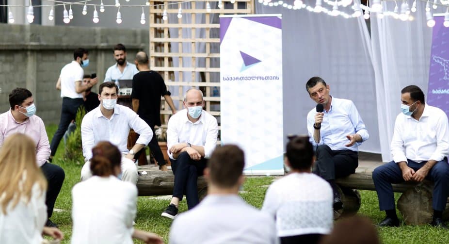Giorgi Gakharia discussed the program of the party “For Georgia” with the youth in Batumi